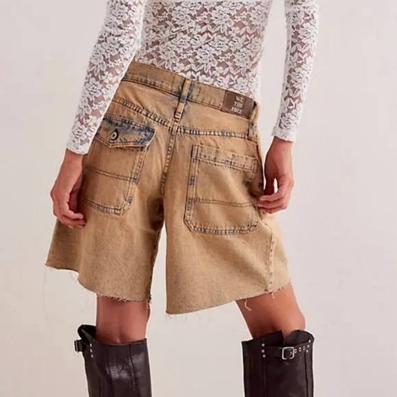 We The Free Boomerang High Rise Long Shorts - Picture 3 of 7